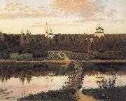 Levitan, Isaak The noiseless closter oil painting on canvas